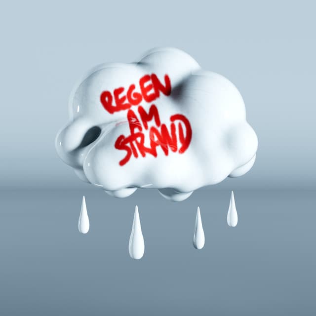 Regen am Strand