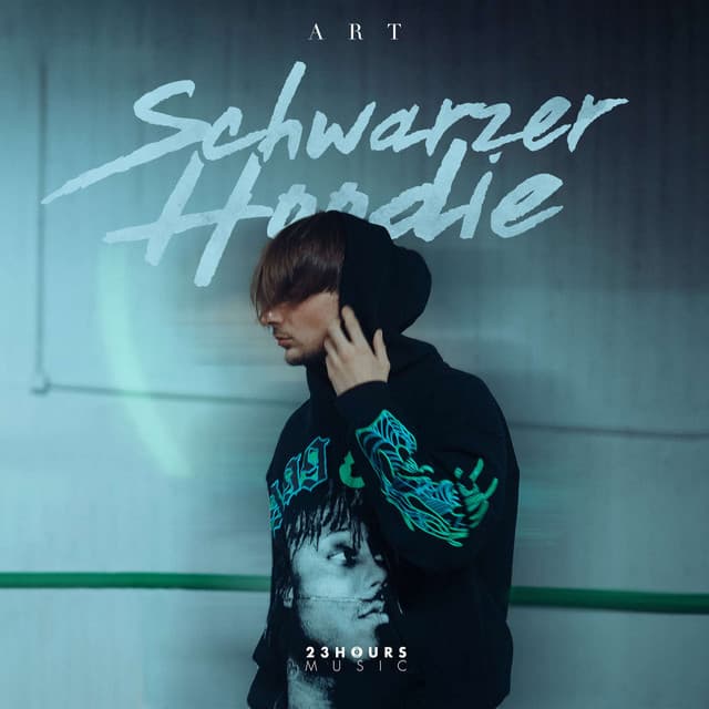 Schwarzer Hoodie