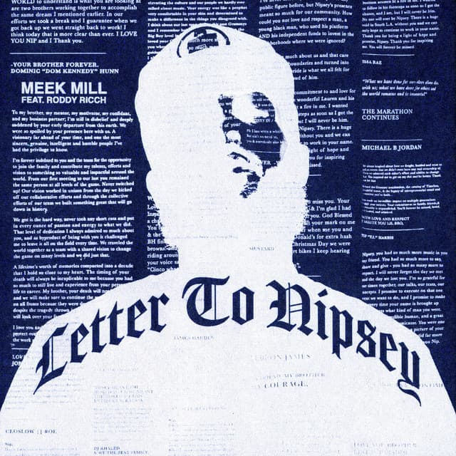 Letter to Nipsey (feat. Roddy Ricch)